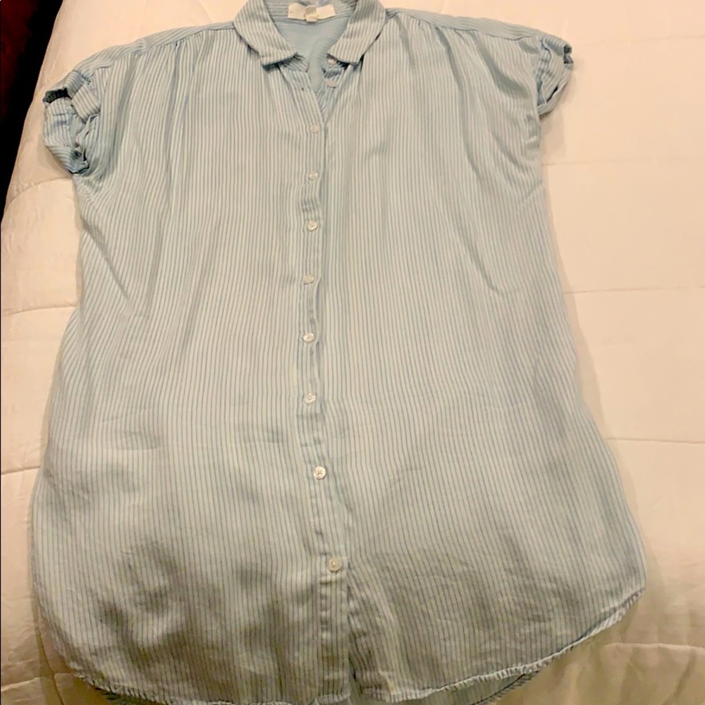 Thread+Supply pinstripe shirt dress